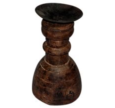 Hand Made Wooden Candle Stand-06